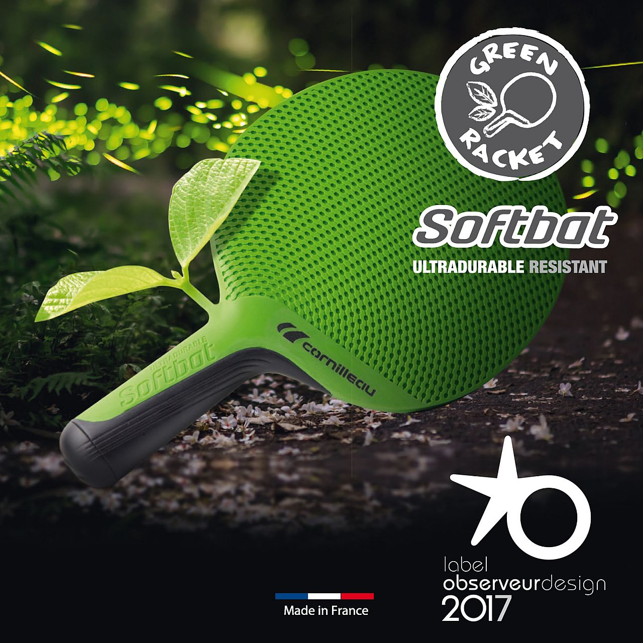 Ракетка Cornilleau SOFTBAT синя 454705 OUTDOOR