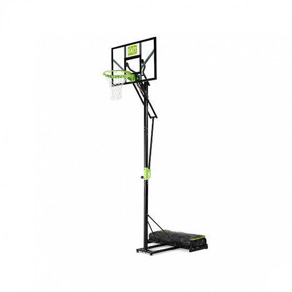 Передвижной баскетбольный щит Polestar EXIT green/black на колёсиках