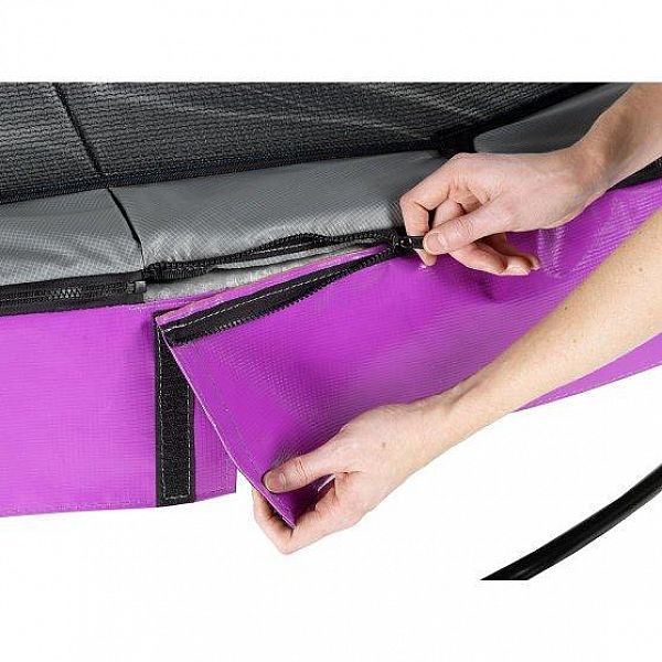 Батут EXIT Elegant Premium 366cm Purple із захисною сіткою стандарт