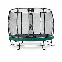 Батут EXIT Elegant Premium 305 cm green з сіткою безпеки Deluxe