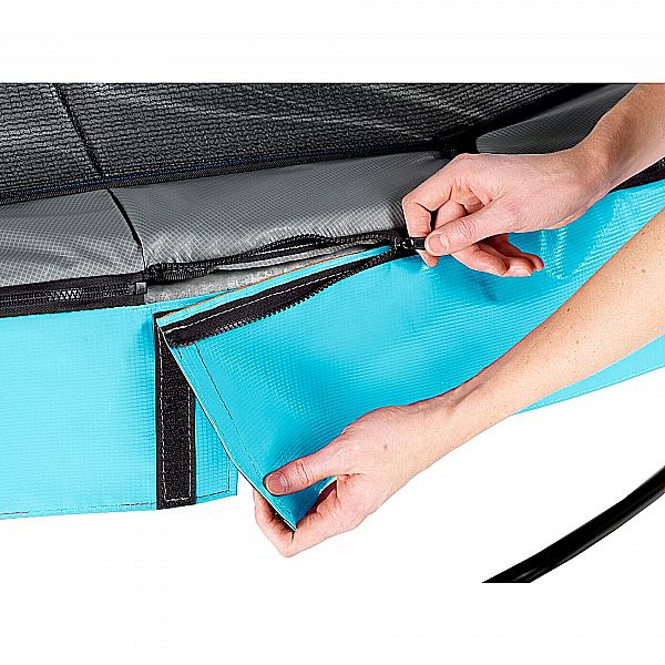 Батут EXIT Elegant Premium 305 cm blue з сіткою безпеки Deluxe