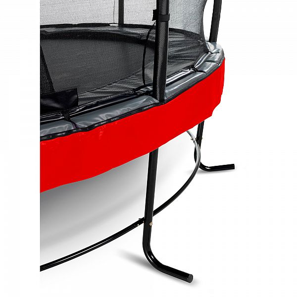 Батут EXIT Elegant Premium 366 cm red з сіткою безпеки Deluxe для  дітей і дорослих