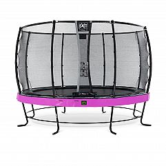 Батут EXIT Elegant Premium 366 cm purple з сіткою безпеки Deluxe для  дітей і до..