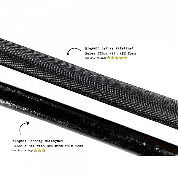 Батут EXIT 4 метра Elegant Premium 427cm black (Нідерланди, для дорослих, дітей, фітнесу, на 200 кг)