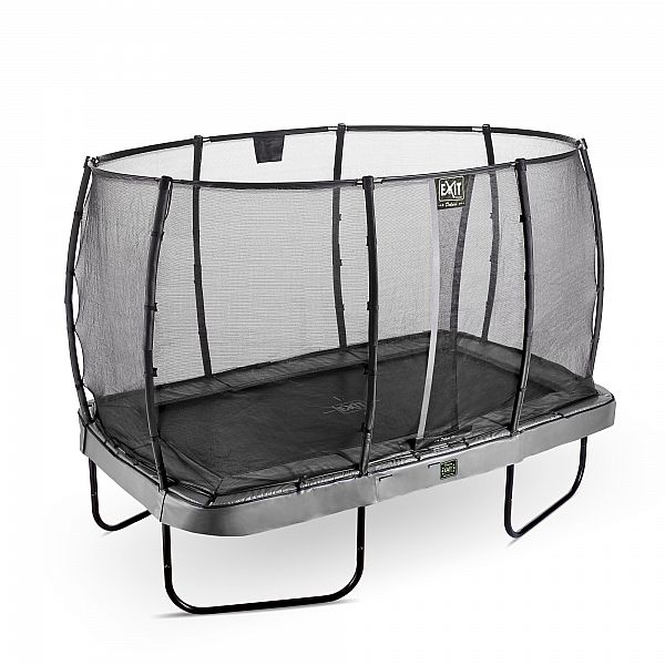 Батут EXIT Elegant Premium прямокутний 214х366 cm сірий