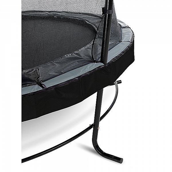 Батут c захисною сіткою EXIT Elegant 253 cm black
