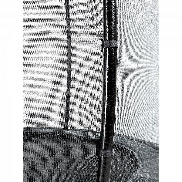 Батут c захисною сіткою EXIT Elegant 253 cm black