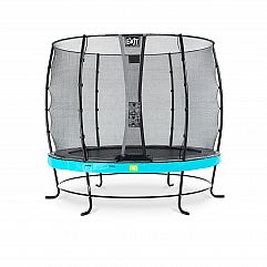 Батут c захисною сіткою EXIT Elegant 253 cm blue