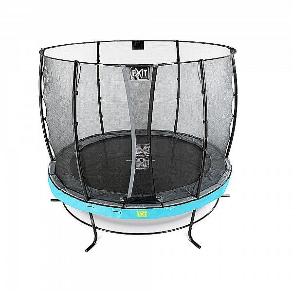 Батут c захисною сіткою EXIT Elegant 253 cm blue