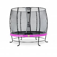 Батут c захисною сіткою EXIT Elegant 253 cm purple
