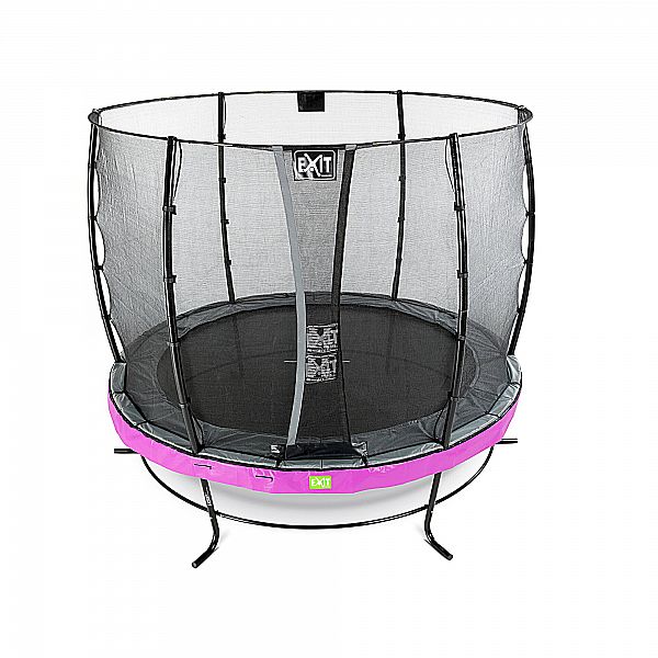 Батут c захисною сіткою EXIT Elegant 253 cm purple
