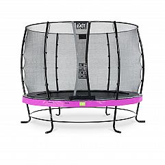 Батут c захисною сіткою EXIT Elegant 305 cm purple