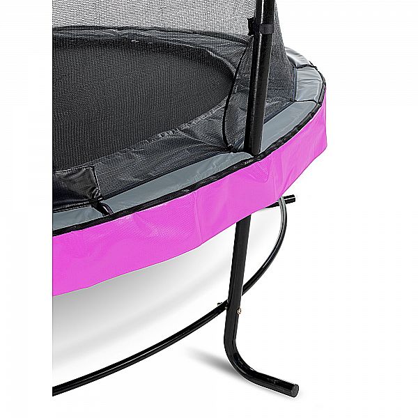 Батут c захисною сіткою EXIT Elegant 305 cm purple
