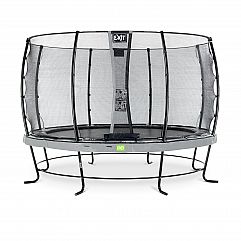 Батут c захисною сіткою EXIT Elegant 366 cm grey