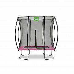 Батут EXIT Silhouette прямокутний 153x214 рожевий