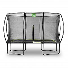 Батут EXIT Silhouette 244х366 см прямокутний чорний ( великий, для дітей і дорос..