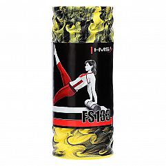 Массажный ролик HMS FS133 желтый-черный 33см