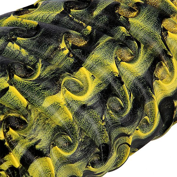 Массажный ролик HMS FS133 желтый-черный 33см