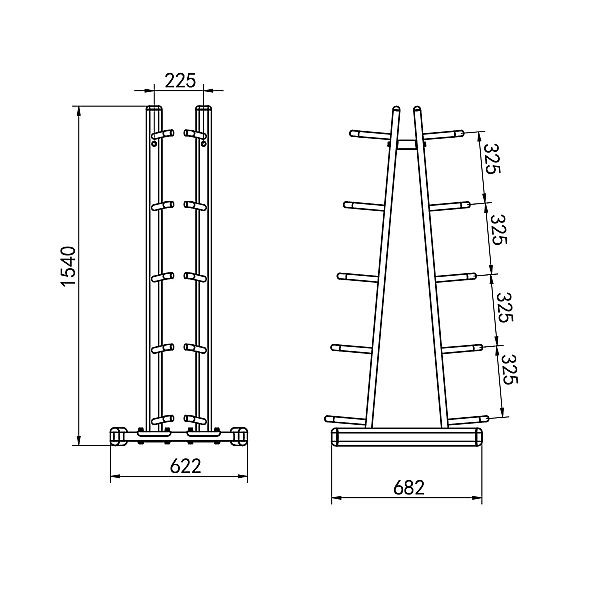 Стійка для медболів HMS STR41