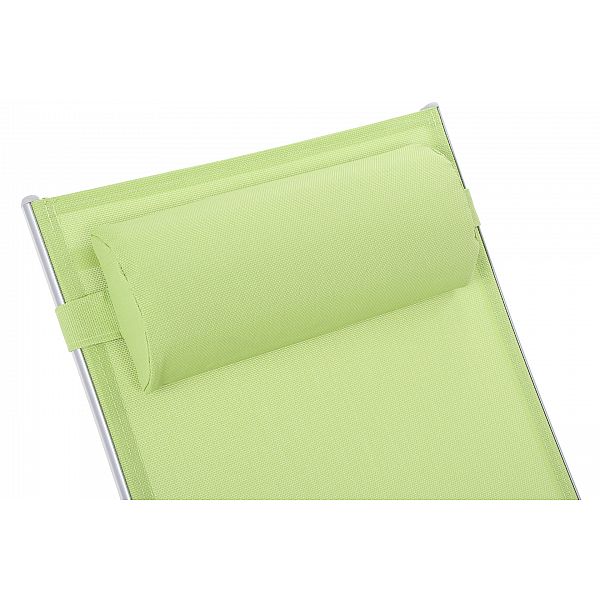 Садовий шезлонг Aruba Silver/Green