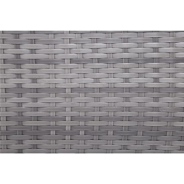 Садовий диван Milano 2 в 1 сірий / світло-сірий з техноратангу