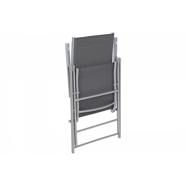 Набір садових стільців Casablanca Silver / Grey зі столиком Cuba Silver