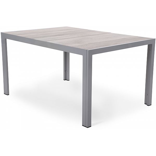 Алюмінієві садові меблі Capri 145 см Silver / Light Grey Dallas Light Grey / Grey 6+1