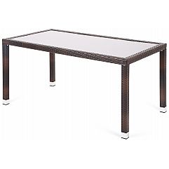 Садовий стіл з техноратангу Mori Basic Brown