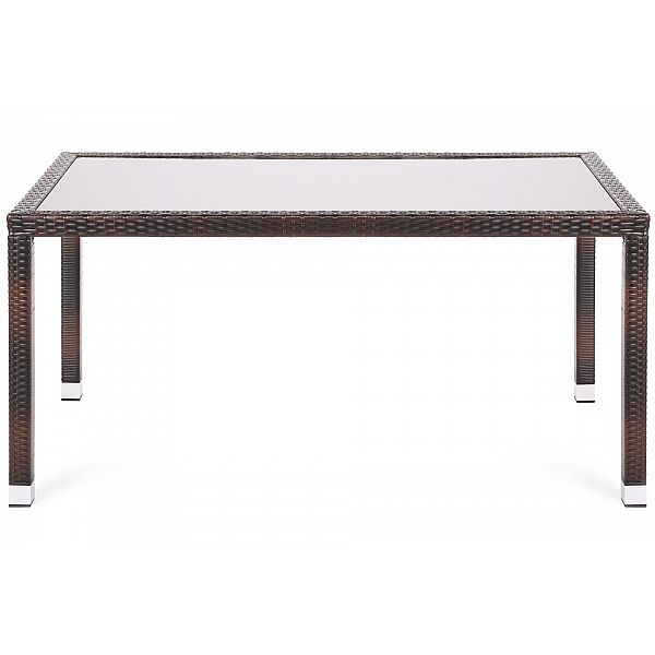 Садовий стіл з техноратангу Mori Basic Brown