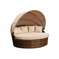 Садовий диван Olimpia Brown / Ecru