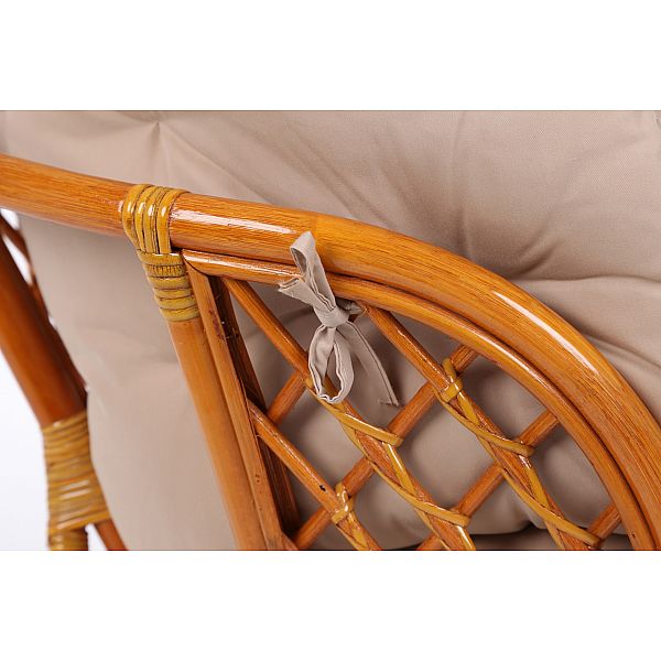 Садові меблі з ротанга Bahama Orange / Latte 2+1