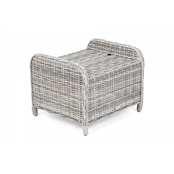 Набір крісел Bristol Relax з підніжками Light Grey / Grey Melange і столиком Cuba Silver