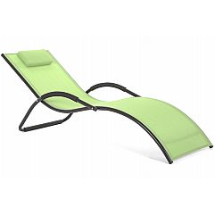 Садовий шезлонг Madera Black / Green