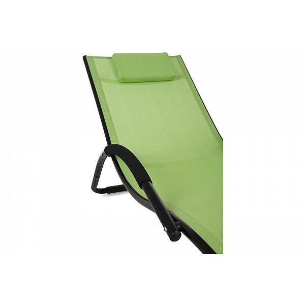 Садовий шезлонг Madera Black / Green