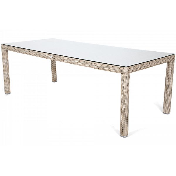 Садові меблі з техноротангу Bristol 230 см Beige / Beige Melange 8+1