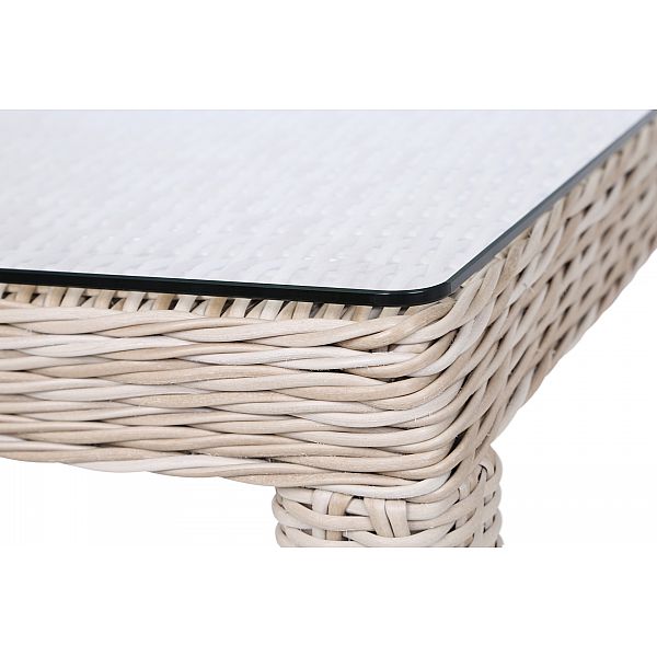 Садові меблі з техноротангу Bristol 230 см Beige / Beige Melange 8+1