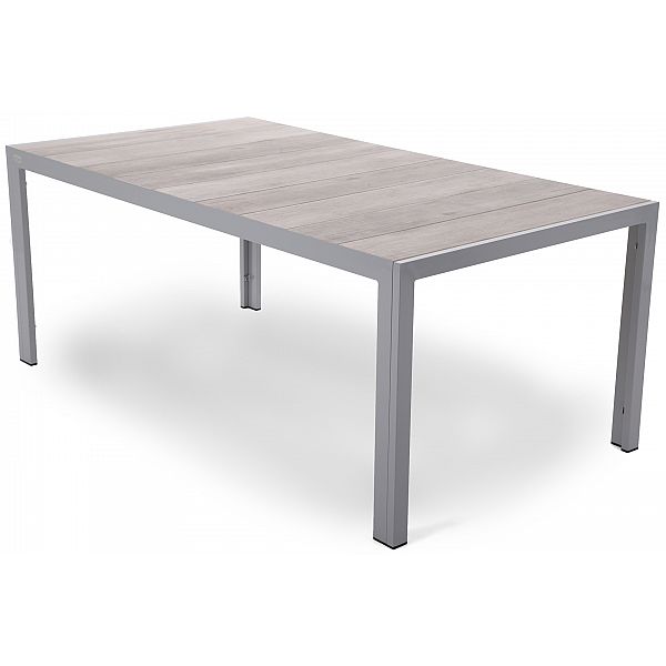 Алюмінієві садові меблі Capri 185 см Silver / Light Grey Dallas Light Grey / Grey 6+1