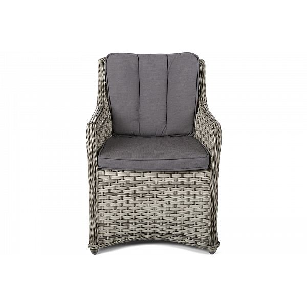 Алюмінієві садові меблі Capri 185 см Silver / Light Grey Dallas Light Grey / Grey 6+1