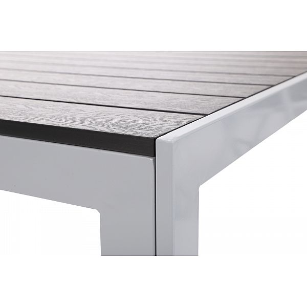 Алюмінієві садові меблі Ibiza 180 см Silver / Black 8+1