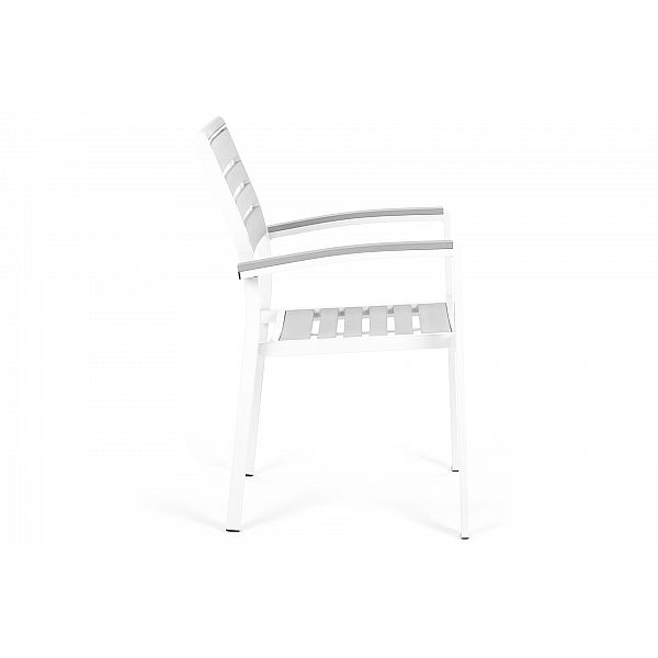 Алюмінієві садові меблі Lorenzo White / Grey 6+1