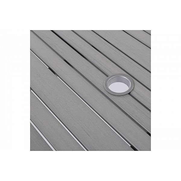 Алюмінієві садові меблі Lorenzo White / Grey 6+1