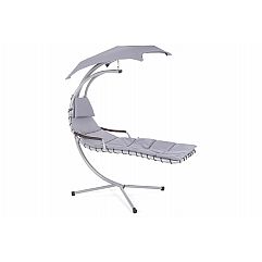 Підвісний шезлонг з балдахіном Neil Silver / Grey