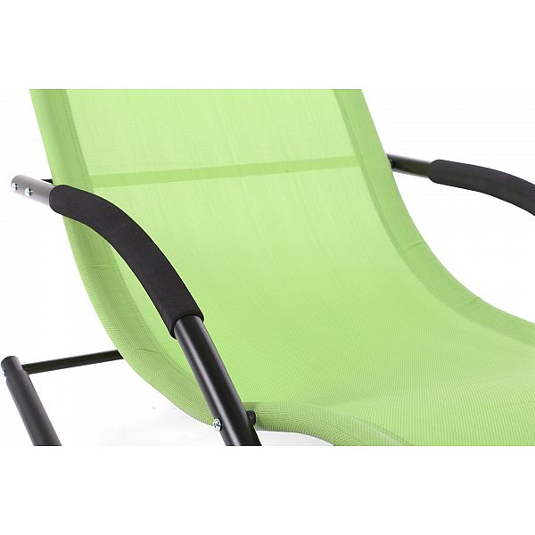 Шезлонг-гойдалка Samos Black / Green