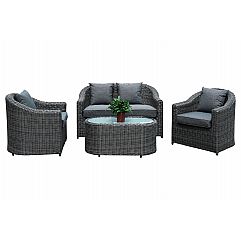 Садові меблі з техноротангу Modena Grey / Grey Melange