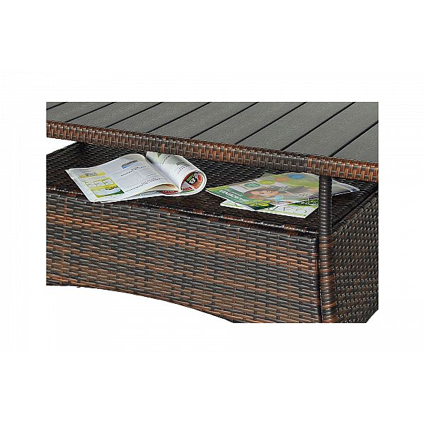 Меблі з техноратангу Mori Elegant Brown 6+1