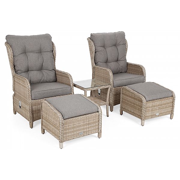 Садові меблі з техноратангу Sofia Beige / Beige Melange