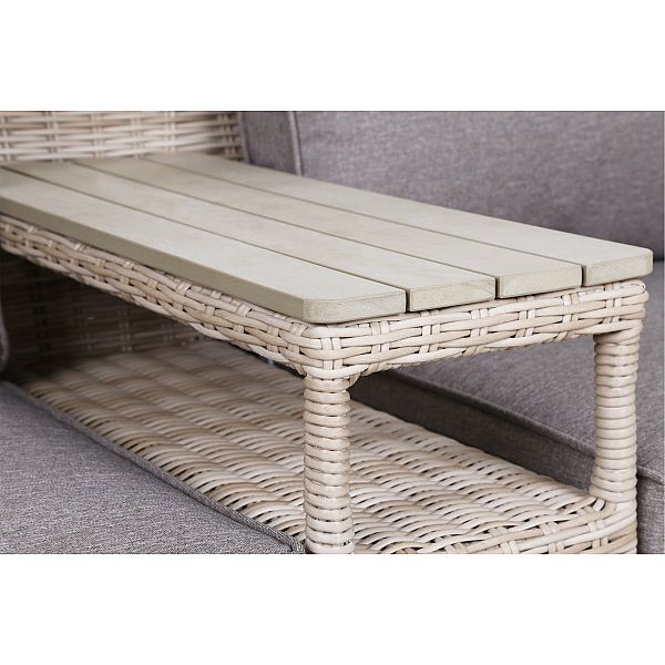 Садовий кошик з техноратангу Michigan Beige / Beige Melange