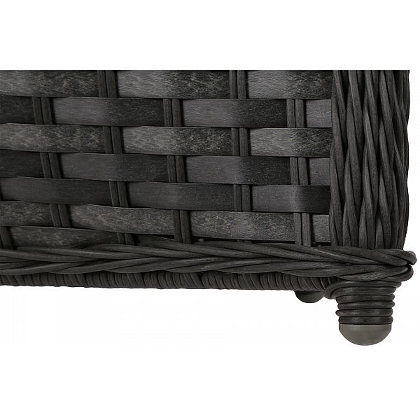 Алюмінієві садові меблі Capri 145 см Black / Sand Dallas Grey / Grey 6+1