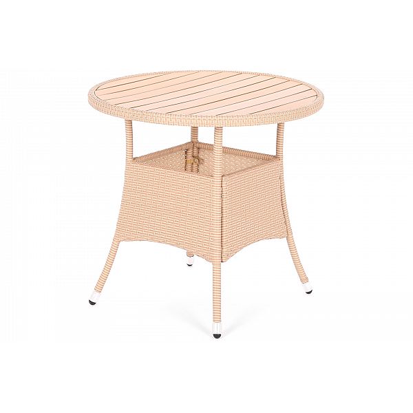 Меблі з техноротангу Doris Round Elegant Beige 4+1