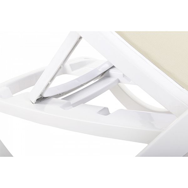 Садовий шезлонг Havana White / Ecru